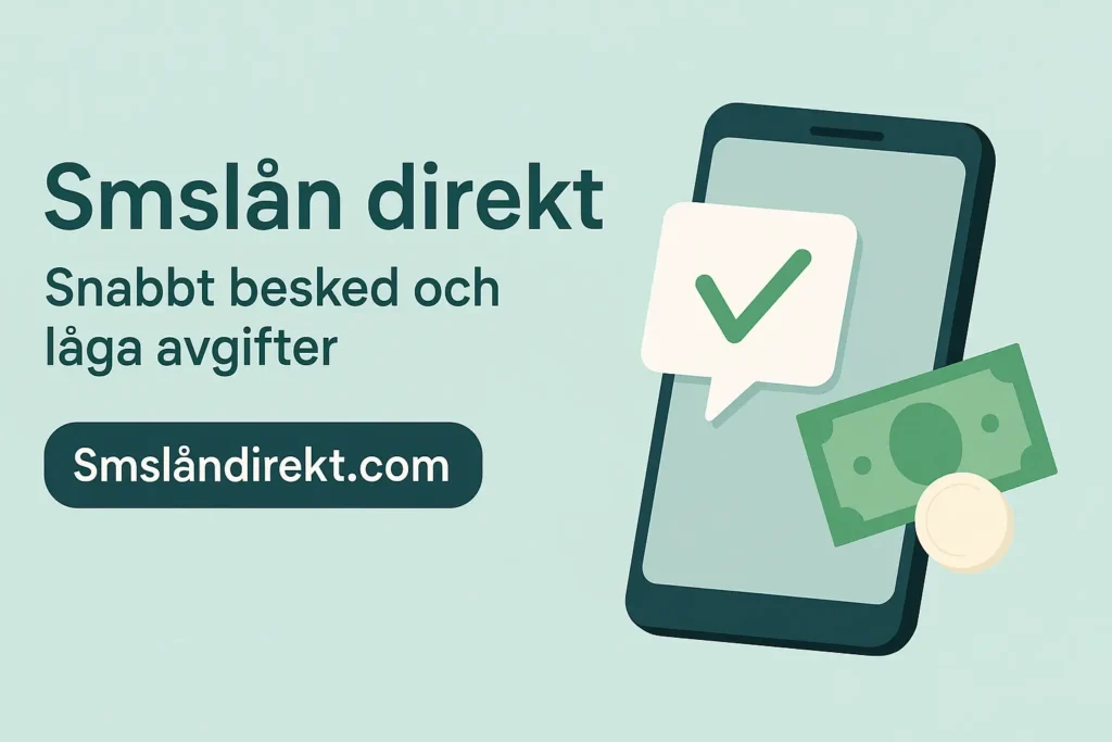 Smslån direkt